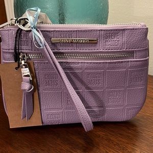 STEVE MADDEN FAUX LEATHER WRISTLET